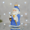 Елочная игрушка Santa Shop Сніжний Миколай Голубой 10 см 4820001180114