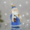 Елочная игрушка Santa Shop Сніжний Миколай Голубой 10 см 4820001180114