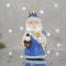 Елочная игрушка Santa Shop Сніжний Миколай Голубой 10 см 4820001180114