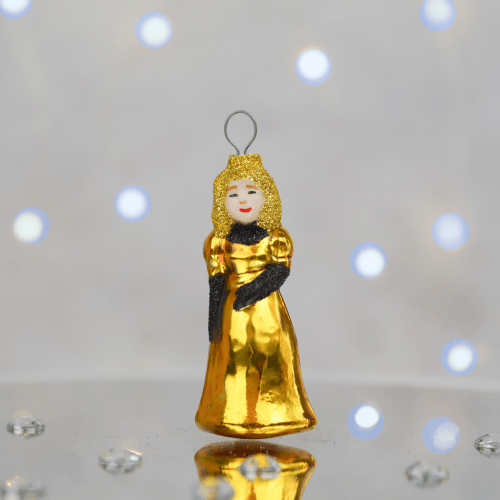 Елочная игрушка Santa Shop Принцеса Золотой 8 см 4820001180183
