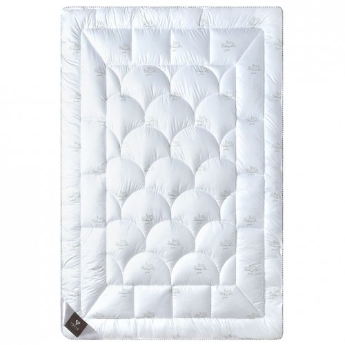 Всесезонное одеяло полуторное Ideia Super Soft Classic 155х215 см Белый 8-11786