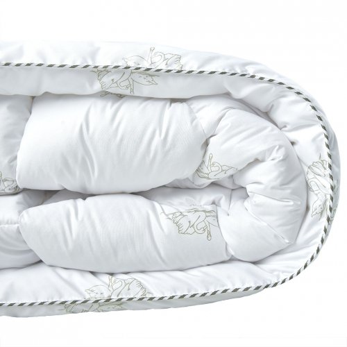Всесезонное одеяло евро двуспальное Ideia Super Soft Classic 200х220 см Белый 8-11790