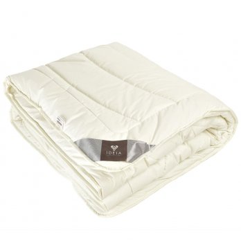 Одеяло зимнее полуторное Ideia Wool Premium 155х215 см Молочный 8-11773