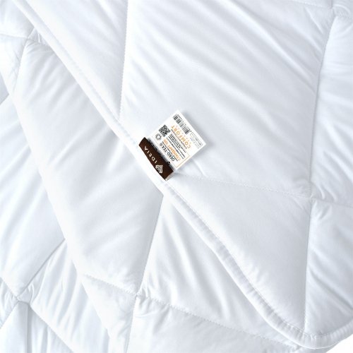 Всесезонное одеяло евро двуспальное Ideia Comfort 200х220 см Белый 8-11902