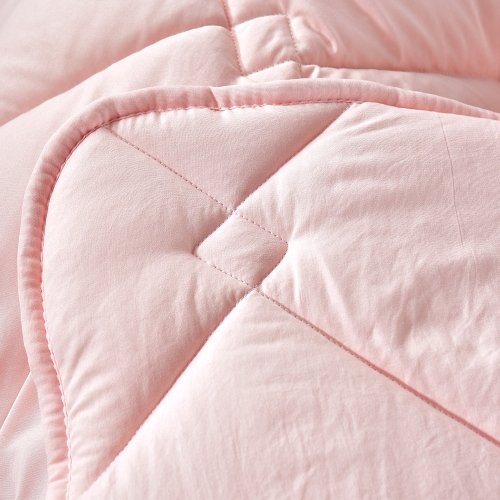 Комплект одеяло евро двуспальное и подушки для сна Ideia Tropical Розовый 8-32436