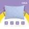 Комплект одеяло односпальное и подушка для сна Ideia Лаванда Голубой 8-33233