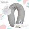 Подушка для беременных и кормящих Papaella 30x190 см Горошек Серый 8-31885