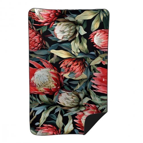 Полотенце из микрофибры Emmer 70х140 см Protea Зеленый/Черный Protea70*140