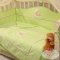 Детское постельное белье и бортики в кроватку Маленькая Соня Teddy Салатовый 010811