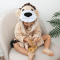 Махровый халат для детей Sasha Lion 7 - 10 лет Махра Бежевый 4406/3
