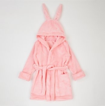 Махровый халат для детей ЛяЛя 1,5 - 5 лет Велсофт Светло-розовый 16МХ101_5-322