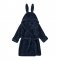 Махровый халат для детей ЛяЛя 1,5 - 5 лет Велсофт Темно-синий 16МХ101_5-33