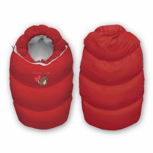 Конверт в коляску на флисе трансформер Ontario Baby Alaska Demi+ Size control Красный ART-0000304
