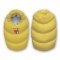 Конверт в коляску на флисе трансформер Ontario Baby Alaska Demi+ Size control Желтый ART-0000307