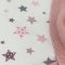 Детская простынь на резинке Маленькая соня Stars Белый/Розовый 9500283
