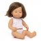 Кукла анатомическая Miniland Educational Девочка с синдромом Дауна в белье 38 см 31174
