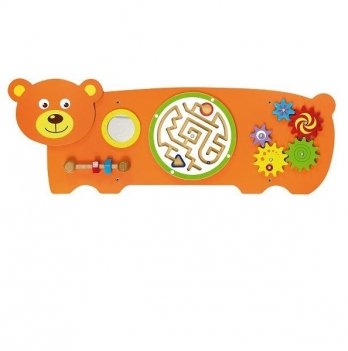 Настенная игрушка бизиборд Viga Toys Медведь 50471