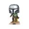 Игровая фигурка Funko POP! Mandalorian Мандалорец, летящий с малышом 50959