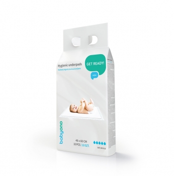 Пеленки одноразовые BabyOno 60х40 10 шт 513