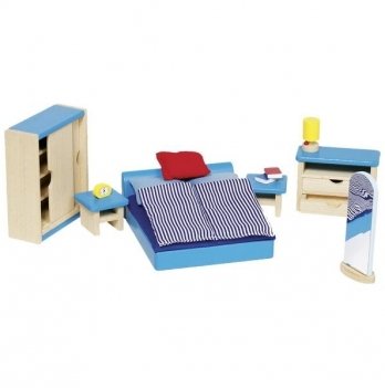 Мебель для кукольного домика goki Спальня 51906G
