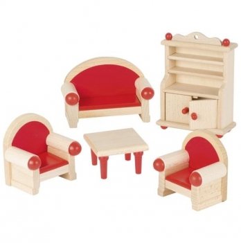 Мебель для кукольного домика goki Гостиная 51952G