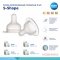 Соска силиконовая к бутылочке Canpol babies S-Shape S 0m+ Mini 2 шт 59/891