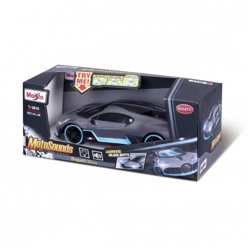 Интерактивная игрушка машинка Maisto Bugatti Divo М1:24 Темно-серый 81730 dark grey