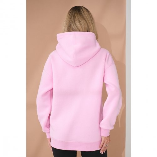 Худи для беременных и кормящих с начесом Юла Мама Angel Розовый SW-45.022