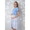 Платье для беременных и кормящих Юла Мама Marine Голубой DR-26.103