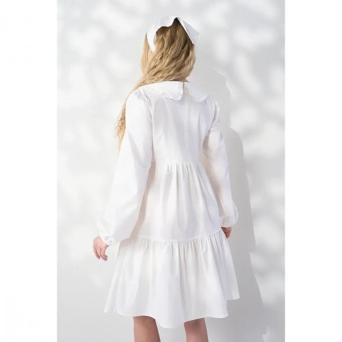 Платье для беременных и кормящих Юла Мама Lauri Молочный DR-26.191