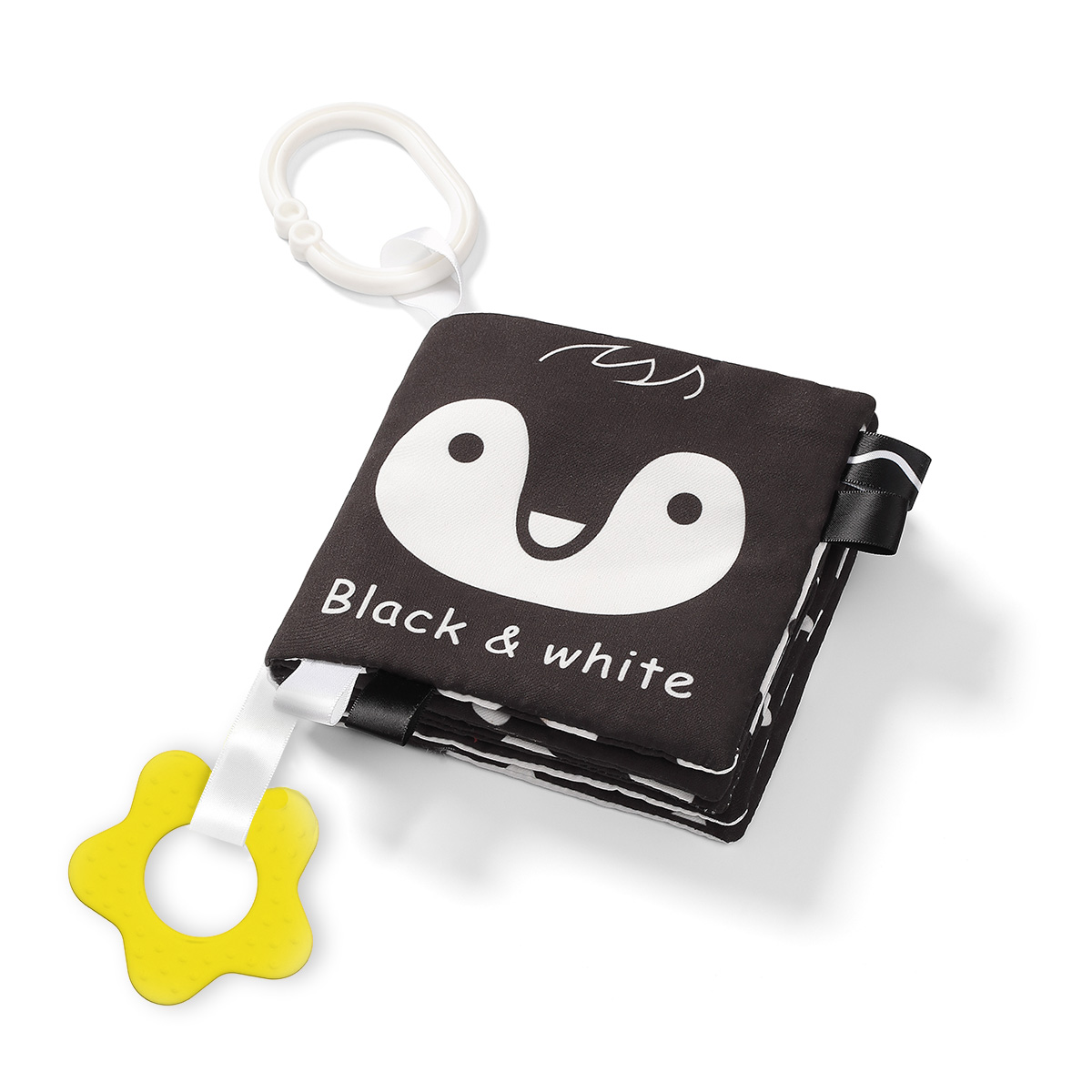 Мягкая развивающая книжка BabyOno Black & White 542