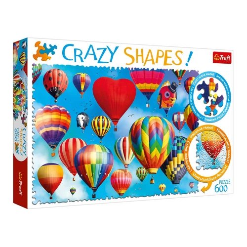 Пазлы Trefl Crazy Shapes Цветные воздушные шары 600 шт 11112