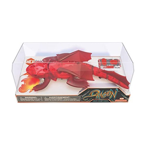 Интерактивная игрушка наноробот Hexbug Dragon Single на ИК управлении Красный 409-6847 red