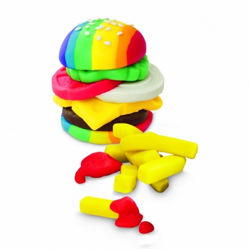 Набор для творчества пластилин Hasbro Play-Doh Food role play Burger N Fries Set E5112_E5472