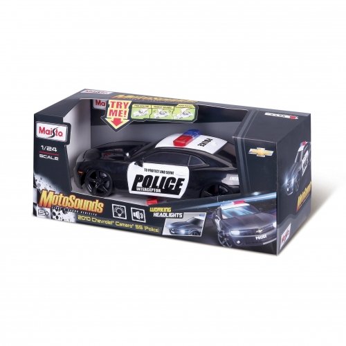 Модель машинки Maisto Chevrolet Camaro SS RS Police М1:24 Черный 81236 black