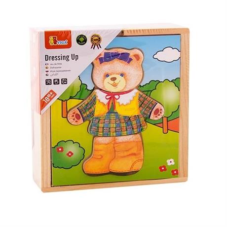 Игровой набор Viga Toys Гардероб медведицы