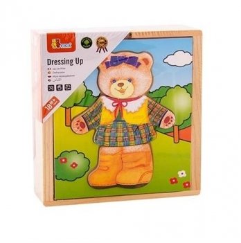 Игровой набор Viga Toys Гардероб медведицы