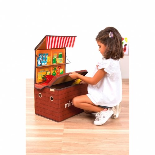 Игровой набор Miniland Market Box Рыночный киоск 97099