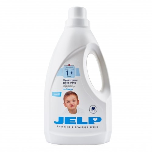 Гипоаллергенный гель для стирки детских вещей JELP 1+ для белого 1,5 л 90015