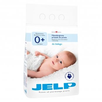 Гипоаллергенный стиральный порошок для детских вещей JELP 0+ для белого 4 кг 80004
