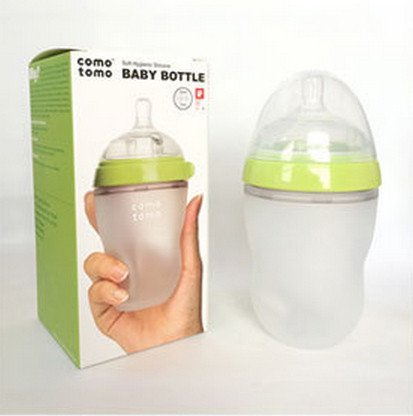 Антиколиковая бутылочка Comotomo 250 мл (Green)