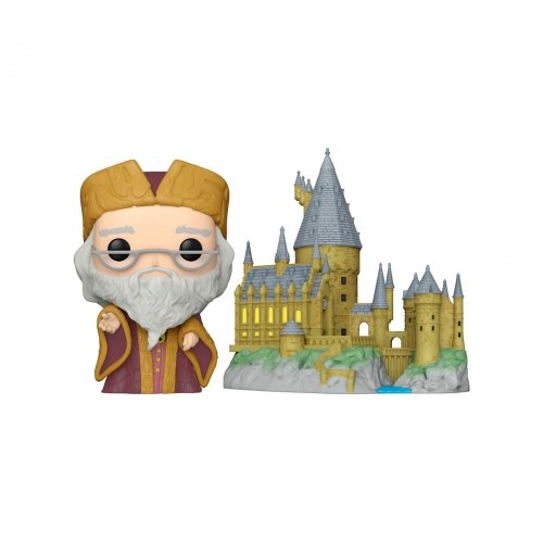 Игровая фигурка Funko POP! DELUXE Harry Potter Гарри поттер Дамблдор с хогвардсом 57369 