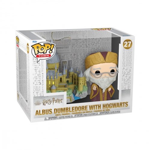 Игровая фигурка Funko POP! DELUXE Harry Potter Гарри поттер Дамблдор с хогвардсом 57369 