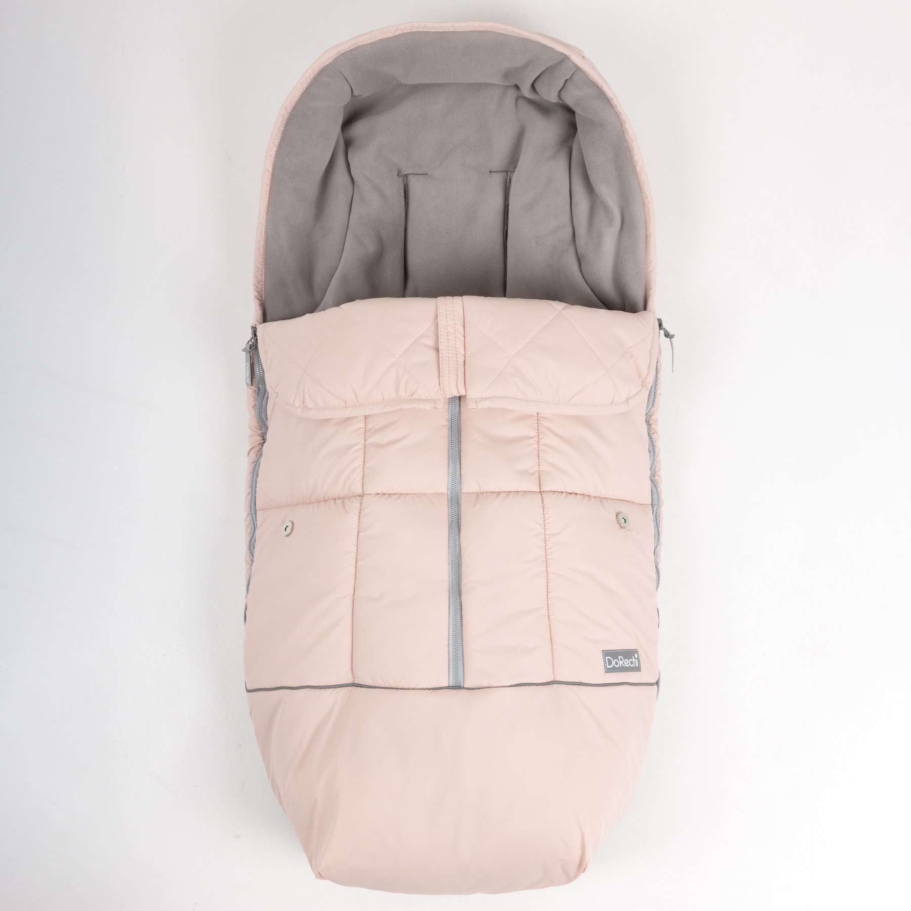 Зимний конверт в прогулочную коляску на флисе ДоРечі Trend Розовый 2089 F Зимний конверт в прогулочную коляску на флисе ДоРечі Trend Розовый 2089 F