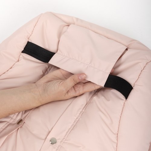 Зимний конверт в прогулочную коляску на флисе ДоРечі Trend Розовый 2089 F Зимний конверт в прогулочную коляску на флисе ДоРечі Trend Розовый 2089 F