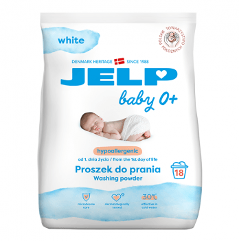 Гипоаллеренный стиральный порошок для белых вещей JELP Baby 0+ 1,35 кг 18 стирок 98007