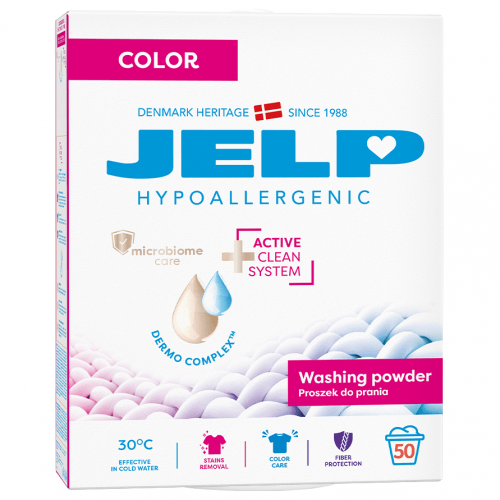 Гипоаллергенный стиральный порошок JELP FAMILY для цветного 2,24 кг 90030