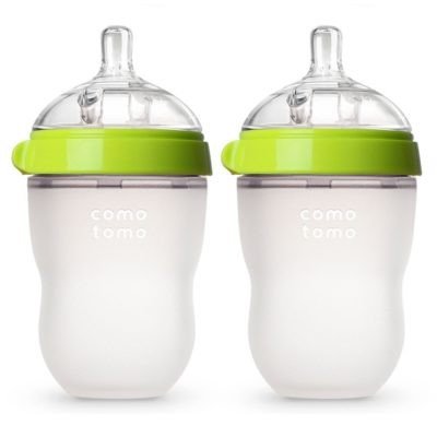 Набор антиколиковых бутылочек Comotomo 250 мл (Green)