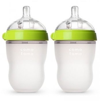 Набор антиколиковых бутылочек Comotomo 250 мл (Green)