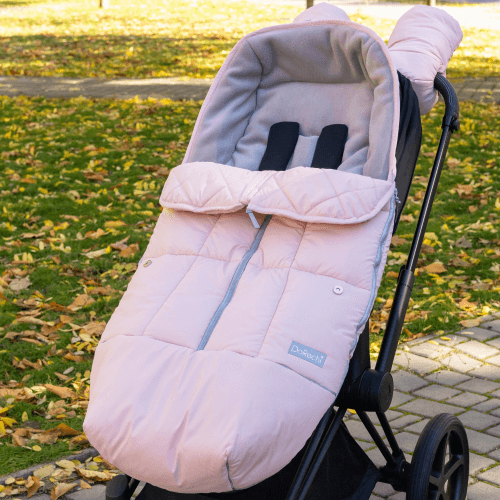 Зимний конверт в прогулочную коляску на флисе ДоРечі Trend Розовый 2089 F